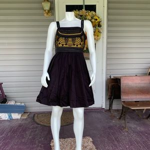 BEAUTIFUL Black & Gold summer 👗 DRESS